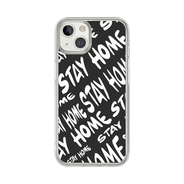 Stay Home Pattern iPhone 13 Case