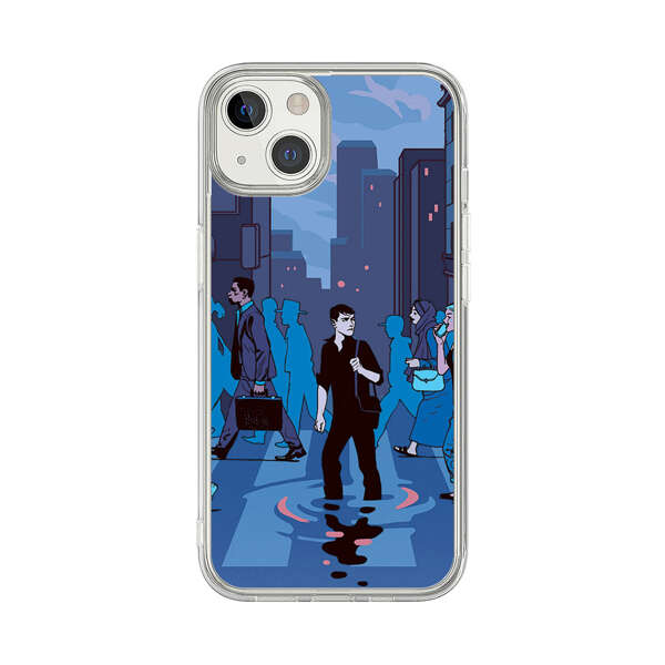 Urban Lonely Person Crosswalk iPhone 13 Case