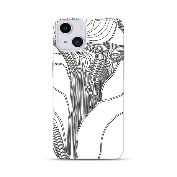 Abstract Line Art Design iPhone 13 Hard Case