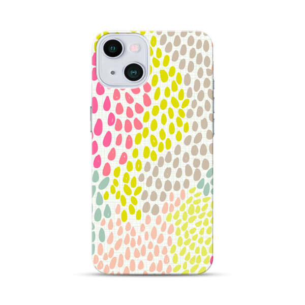 Colorful Abstract Teardrop Pattern iPhone 13 Hard Case