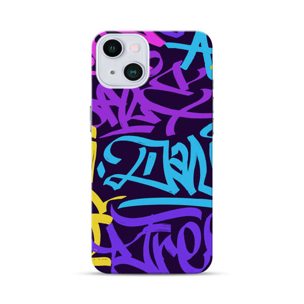 Colorful Graffiti Pattern iPhone 13 Hard Case
