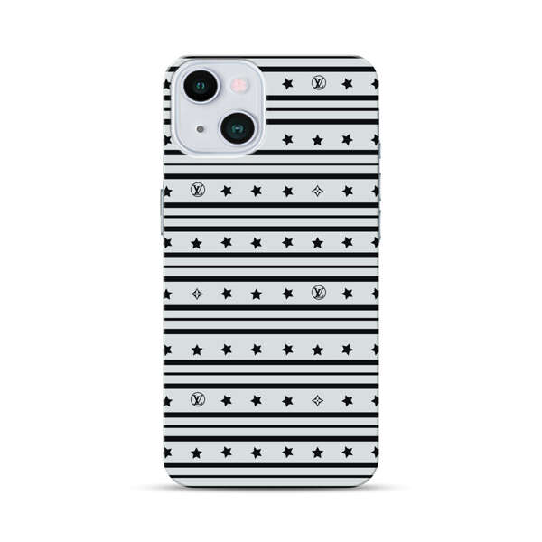 Elegant Stars Geometric Pattern iPhone 13 Hard Case