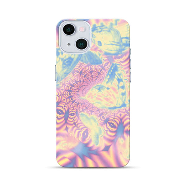 Ethereal Butterflies Psychedelic Swirl iPhone 13 Hard Case