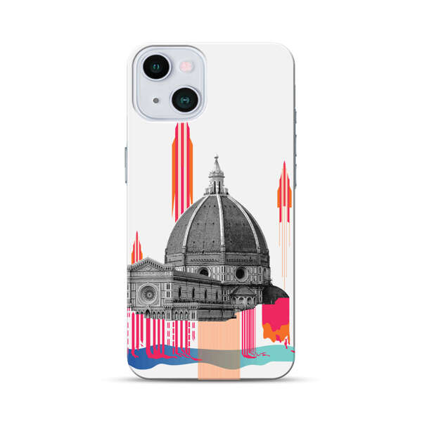 Florence Cathedral Dome Artistic Illustration iPhone 13 Hard Case