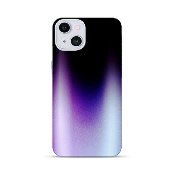 Purple Blue Gradient Flame iPhone 13 Hard Case