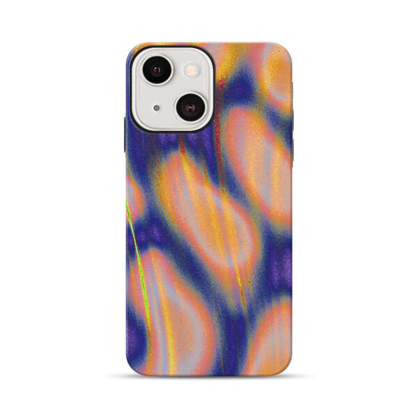 Abstract Vibrant Swirl Art iPhone 13 Impact Case