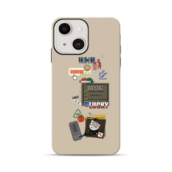 Creative Collage of Motivational Elements iPhone 13 Impact Case