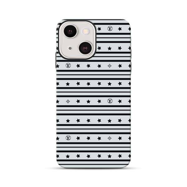 Elegant Stars Geometric Pattern iPhone 13 Impact Case