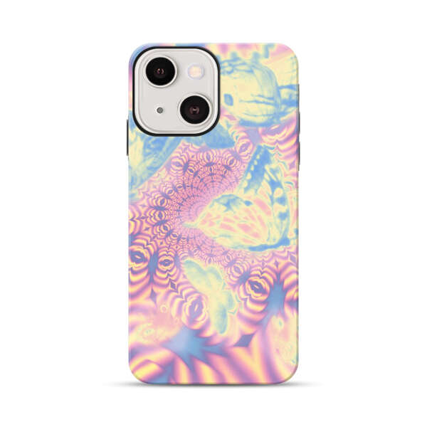 Ethereal Butterflies Psychedelic Swirl iPhone 13 Impact Case