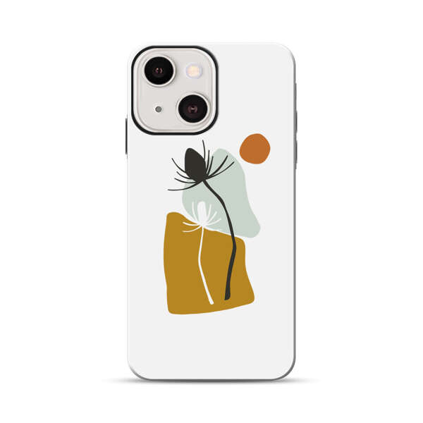 Minimalist Abstract Nature Design iPhone 13 Impact Case
