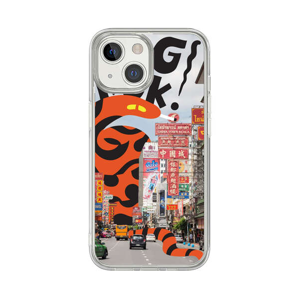 Bangkok Chinatown Snake Street Scene iPhone 13 Mini Case