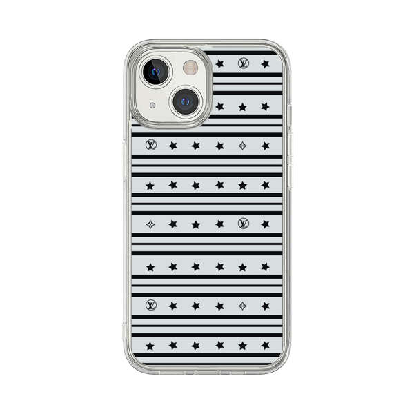 Elegant Stars Geometric Pattern iPhone 13 Mini Case