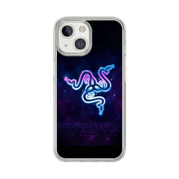 Glowing Neon Triple Snake iPhone 13 Mini Case