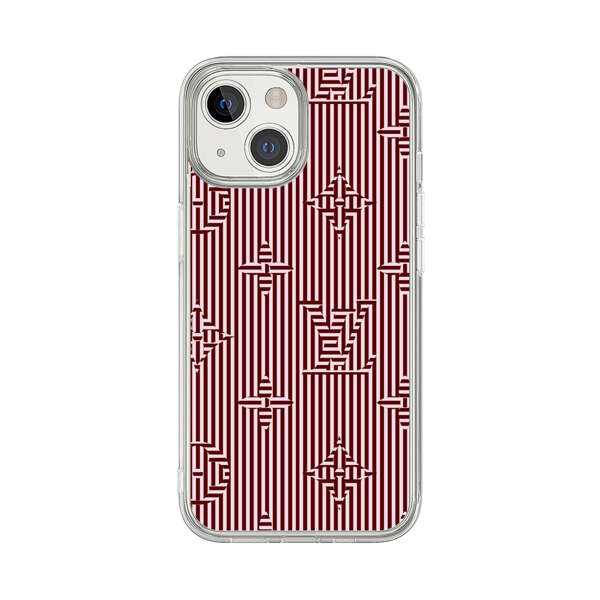 Intricate Geometric Striped Pattern iPhone 13 Mini Case