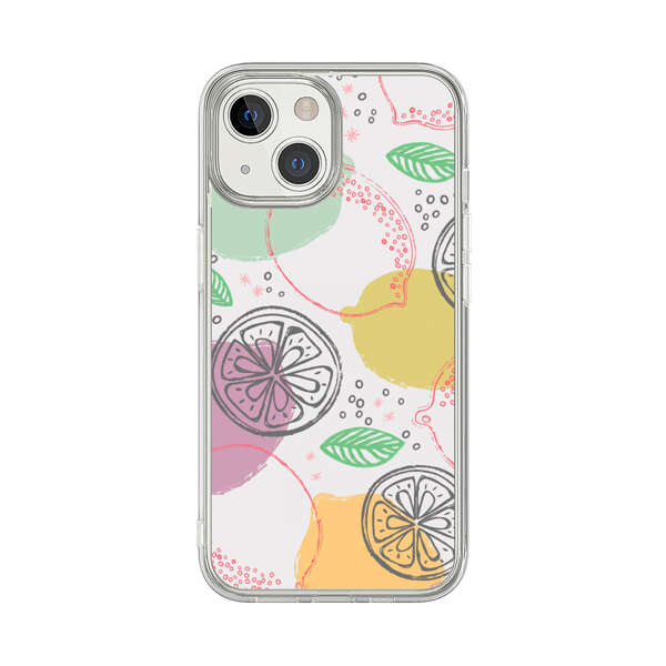 Lemon Colorful Abstract Pattern iPhone 13 Mini Case