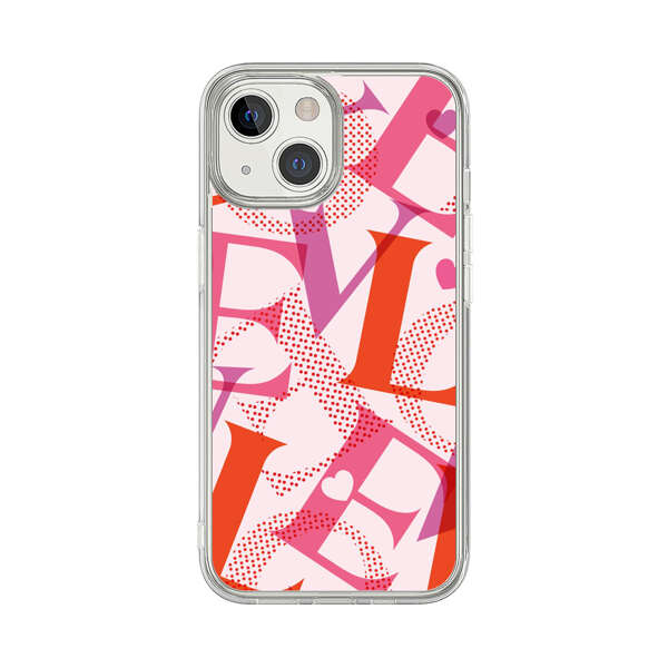 Love Colorful Letters Pattern iPhone 13 Mini Case