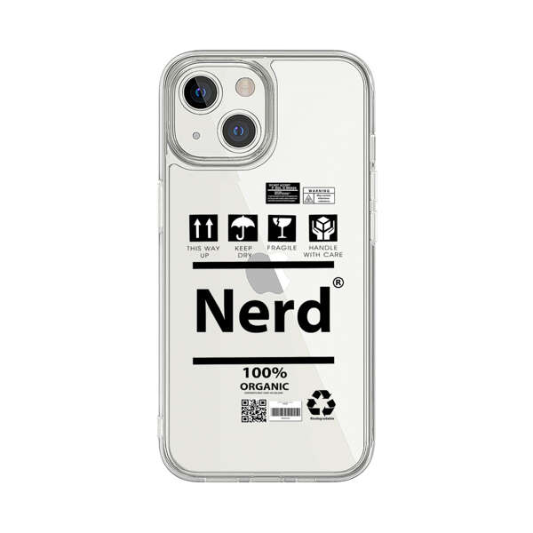 Minimalist Nerd Shipping Icons Design iPhone 13 Mini Case