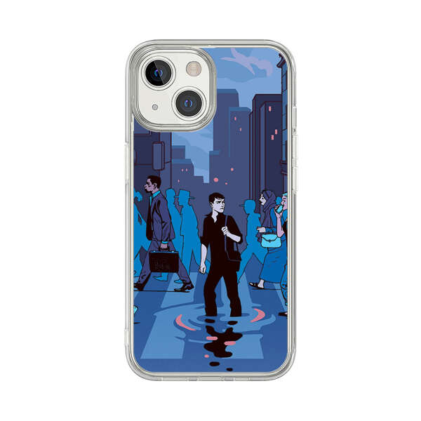 Urban Lonely Person Crosswalk iPhone 13 Mini Case