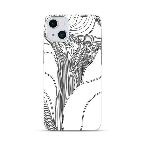 Abstract Line Art Design iPhone 13 Mini Hard Case