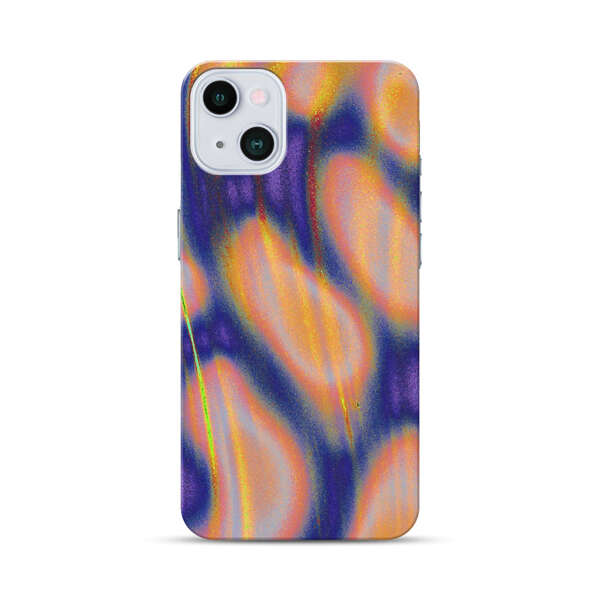 Abstract Vibrant Swirl Art iPhone 13 Mini Hard Case