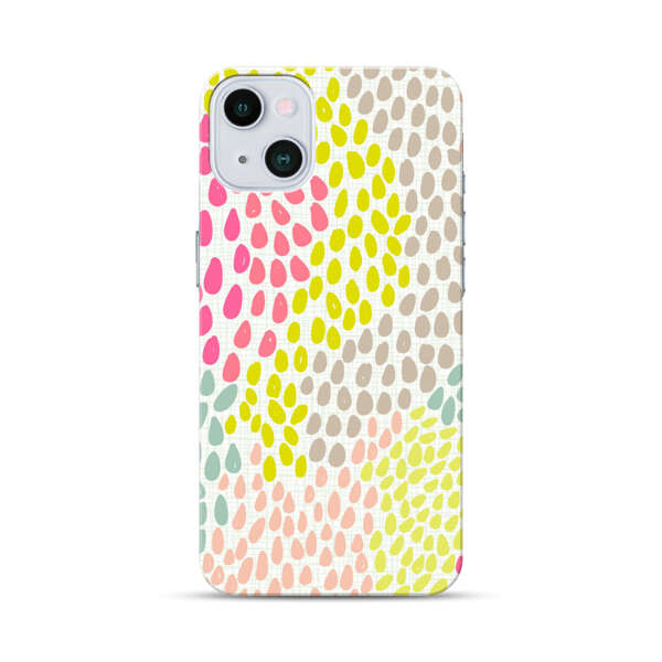 Colorful Abstract Teardrop Pattern iPhone 13 Mini Hard Case