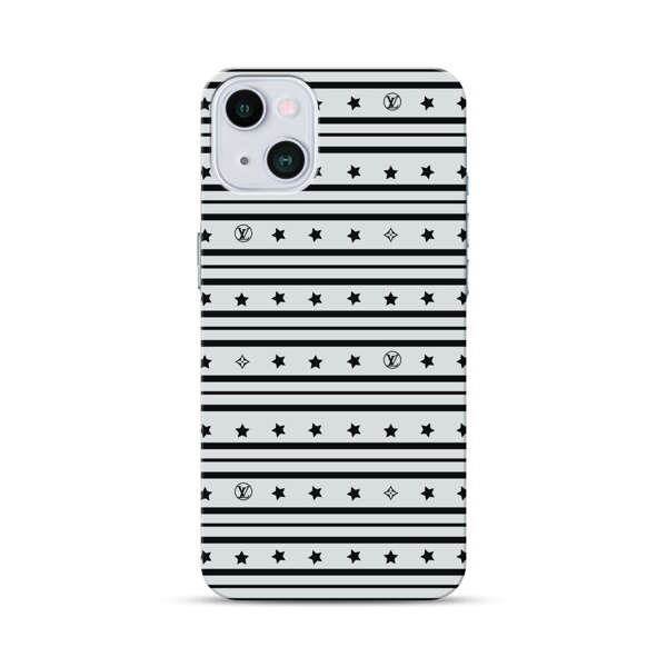 Elegant Stars Geometric Pattern iPhone 13 Mini Hard Case