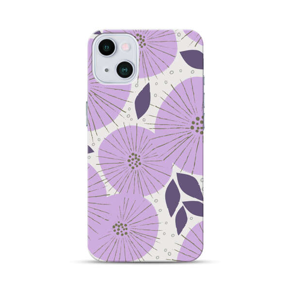 Lavender Flower Pattern iPhone 13 Mini Hard Case