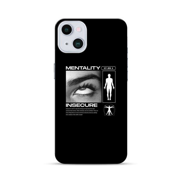 Mentality Insecure Eye Art iPhone 13 Mini Hard Case