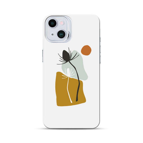 Minimalist Abstract Nature Design iPhone 13 Mini Hard Case