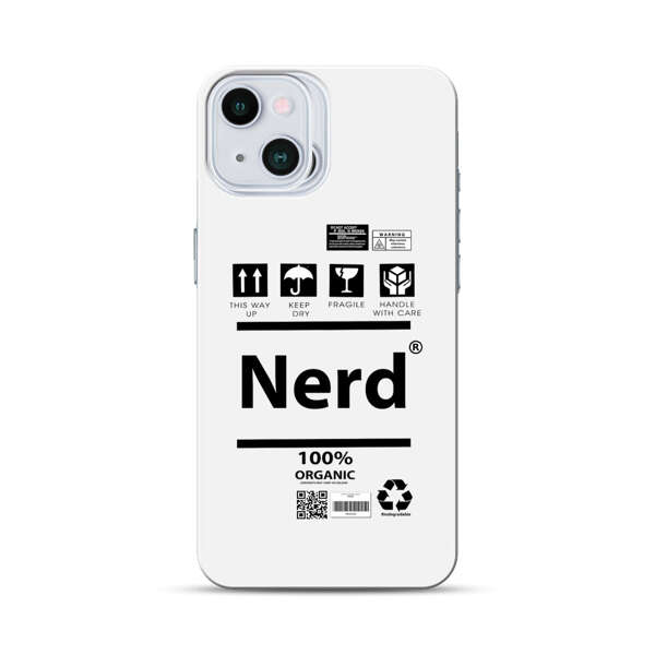 Minimalist Nerd Shipping Icons Design iPhone 13 Mini Hard Case