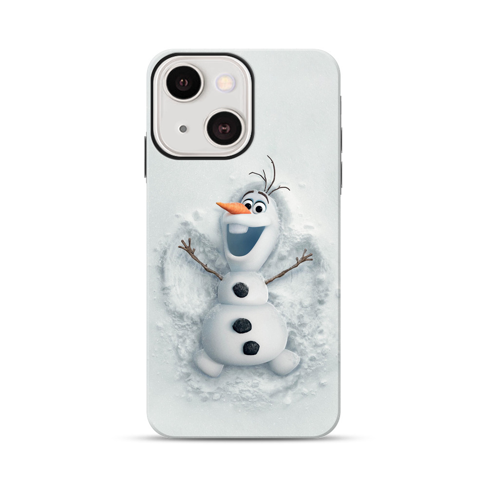 frozen snowman iPhone 13 Mini Impact Case