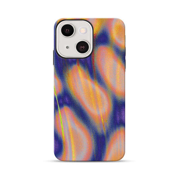 Abstract Vibrant Swirl Art iPhone 13 Mini Impact Case