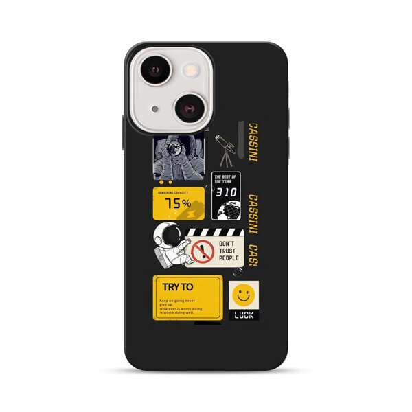 Astronaut Space Exploration Motivation Design iPhone 13 Mini Impact Case