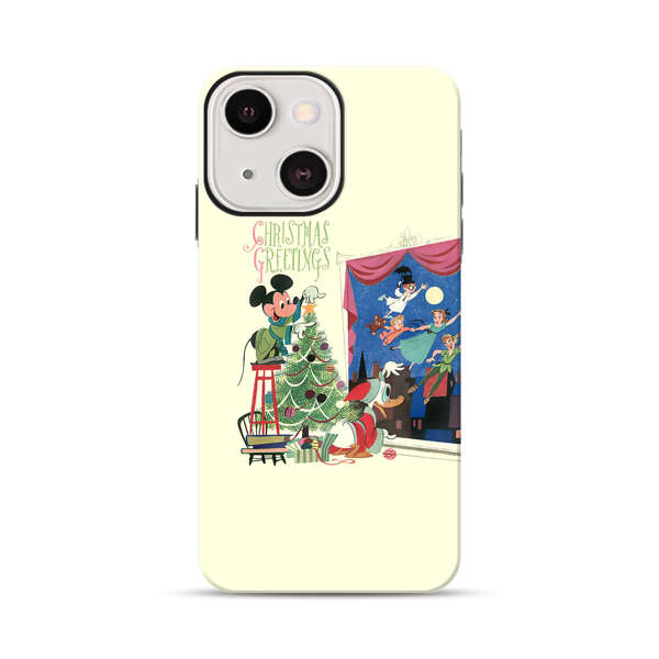 Christmas Disney Mickey Mouse and Peter Pan iPhone 13 Mini Impact Case