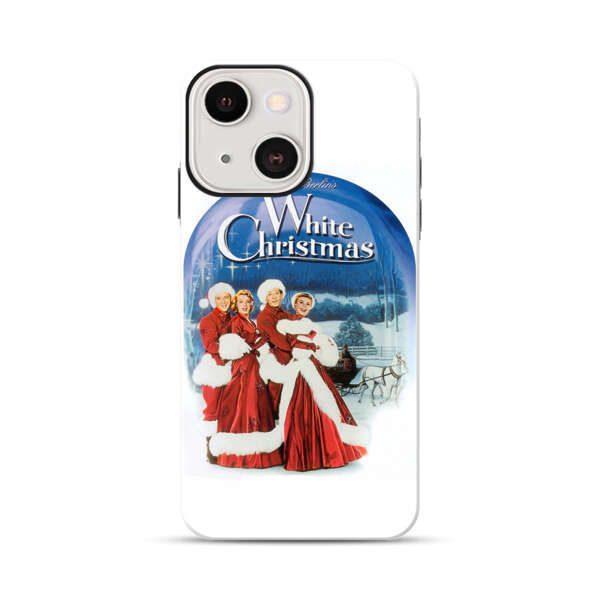Classic White Christmas Scene iPhone 13 Mini Impact Case