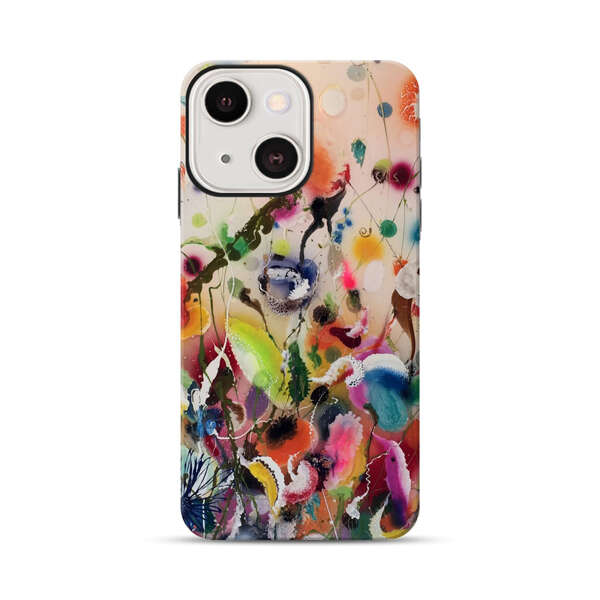Colorful Abstract Art iPhone 13 Mini Impact Case