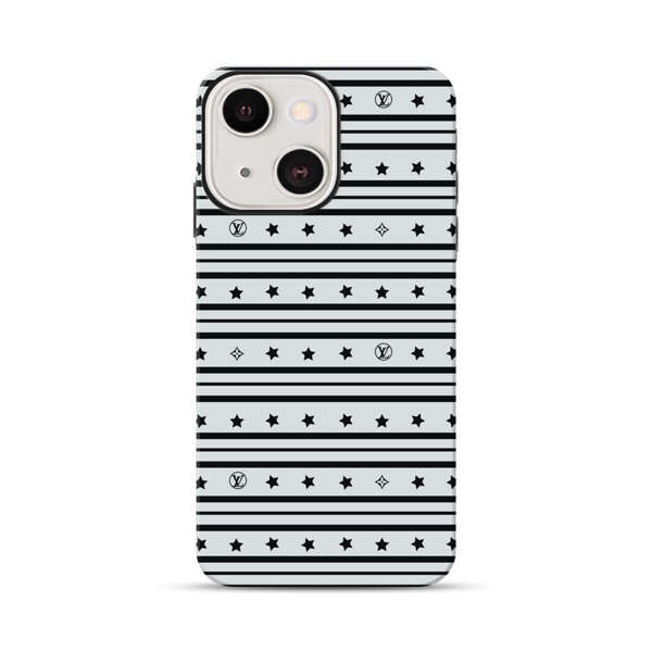 Elegant Stars Geometric Pattern iPhone 13 Mini Impact Case