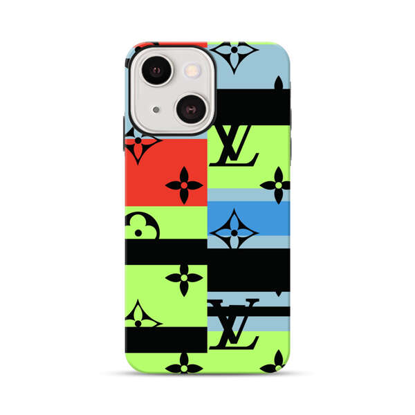 Luxury Designer Inspired Pattern iPhone 13 Mini Impact Case