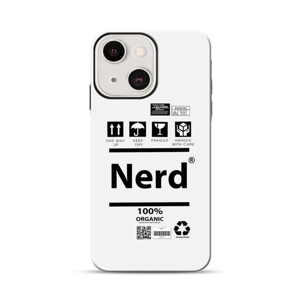Minimalist Nerd Shipping Icons Design iPhone 13 Mini Impact Case