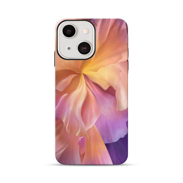 Pastel Petal Flower Closeup iPhone 13 Mini Impact Case