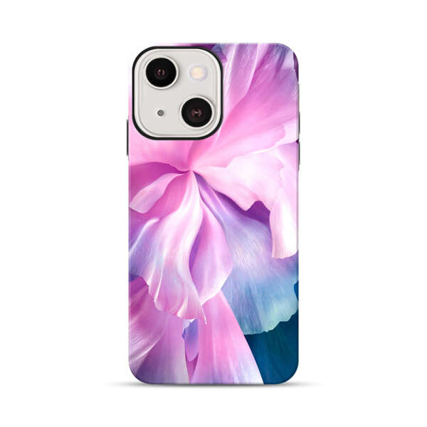 Pink Purple Flower Petals iPhone 13 Mini Impact Case