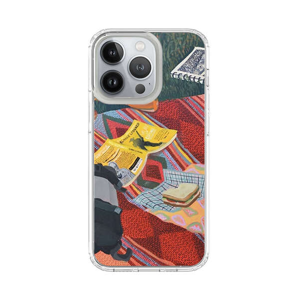 Charming Picnic Scene with Blanket and Food iPhone 13 Pro Case