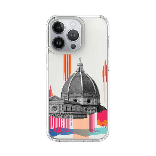 Florence Cathedral Dome Artistic Illustration iPhone 13 Pro Case
