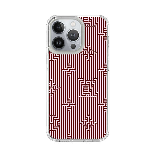 Intricate Geometric Striped Pattern iPhone 13 Pro Case