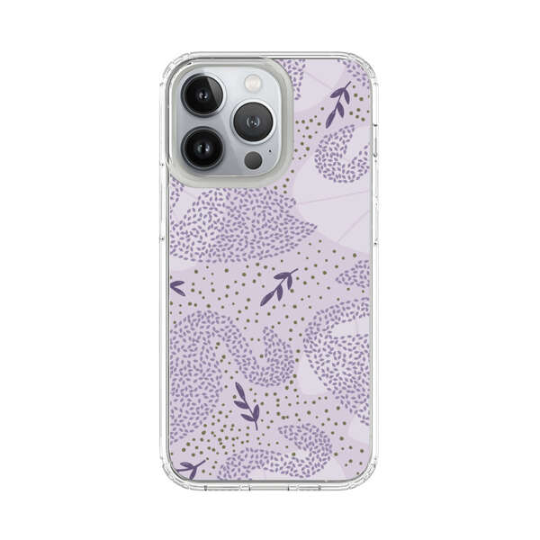 Lavender Swan Pattern iPhone 13 Pro Case