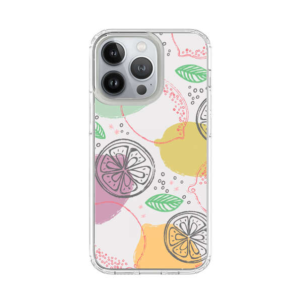 Lemon Colorful Abstract Pattern iPhone 13 Pro Case