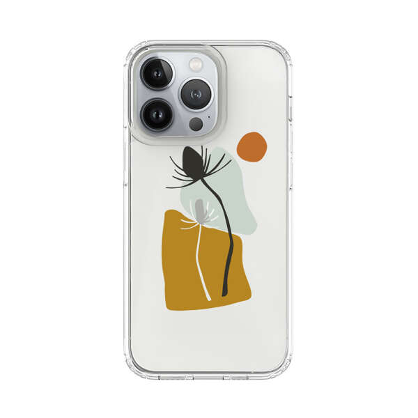 Minimalist Abstract Nature Design iPhone 13 Pro Case