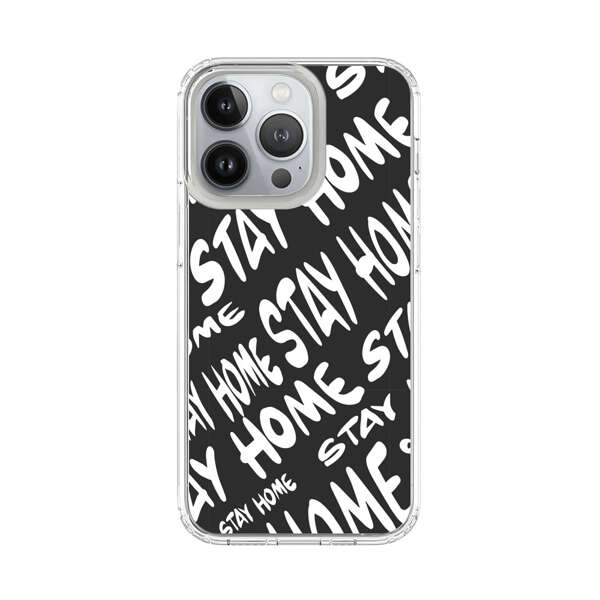 Stay Home Pattern iPhone 13 Pro Case