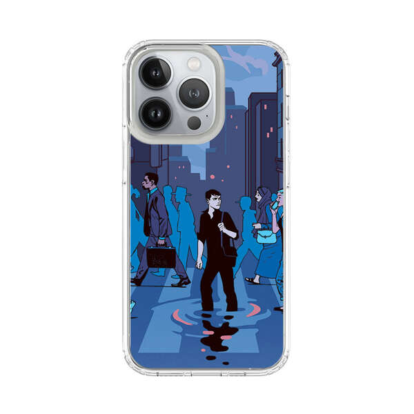 Urban Lonely Person Crosswalk iPhone 13 Pro Case