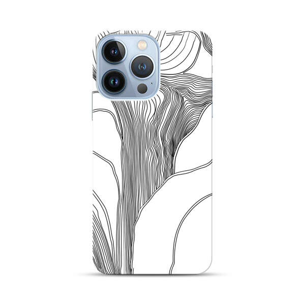 Abstract Line Art Design iPhone 13 Pro Hard Case